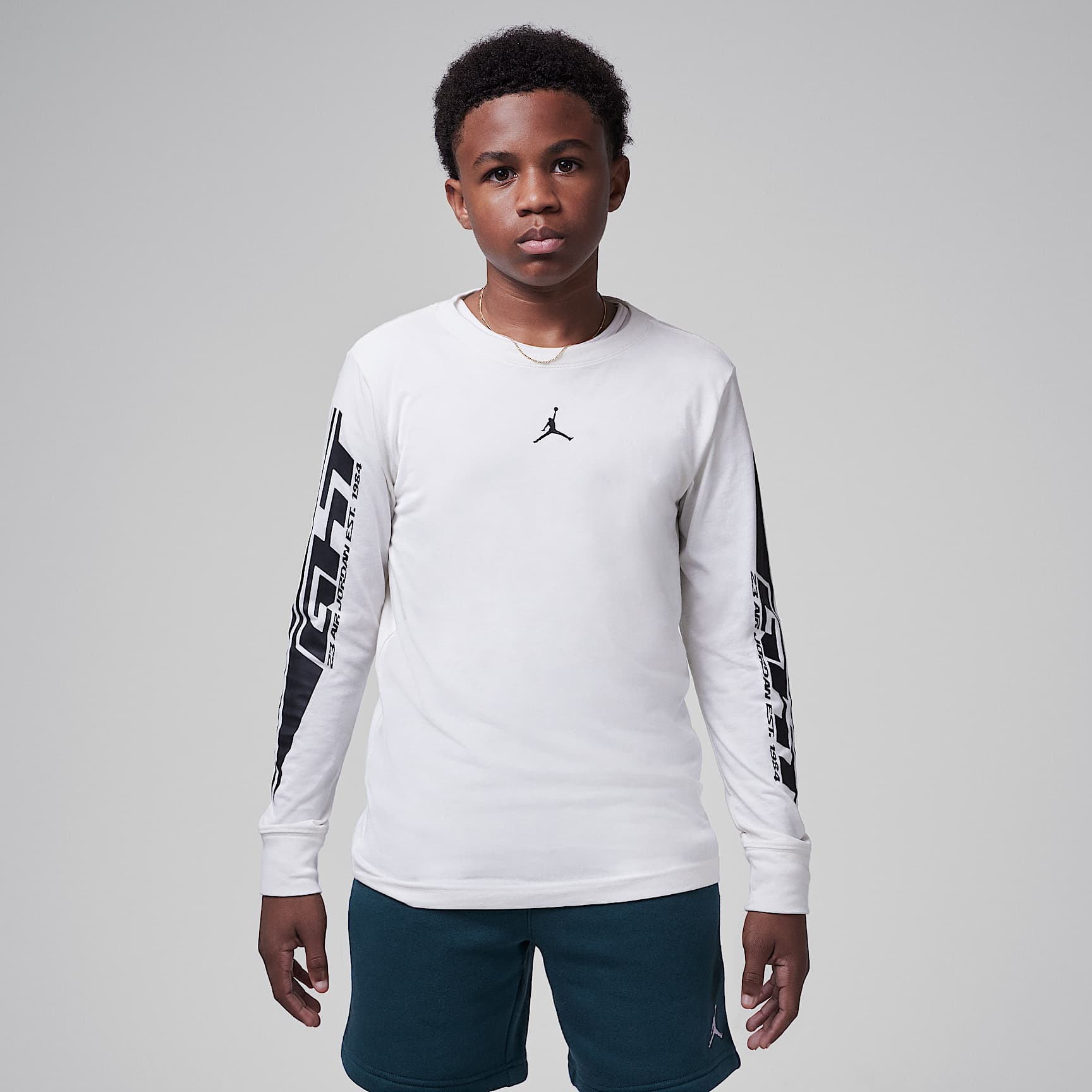 NIKE公式】ジョーダン ジュニア MVP フライト ロングスリーブ Tシャツ